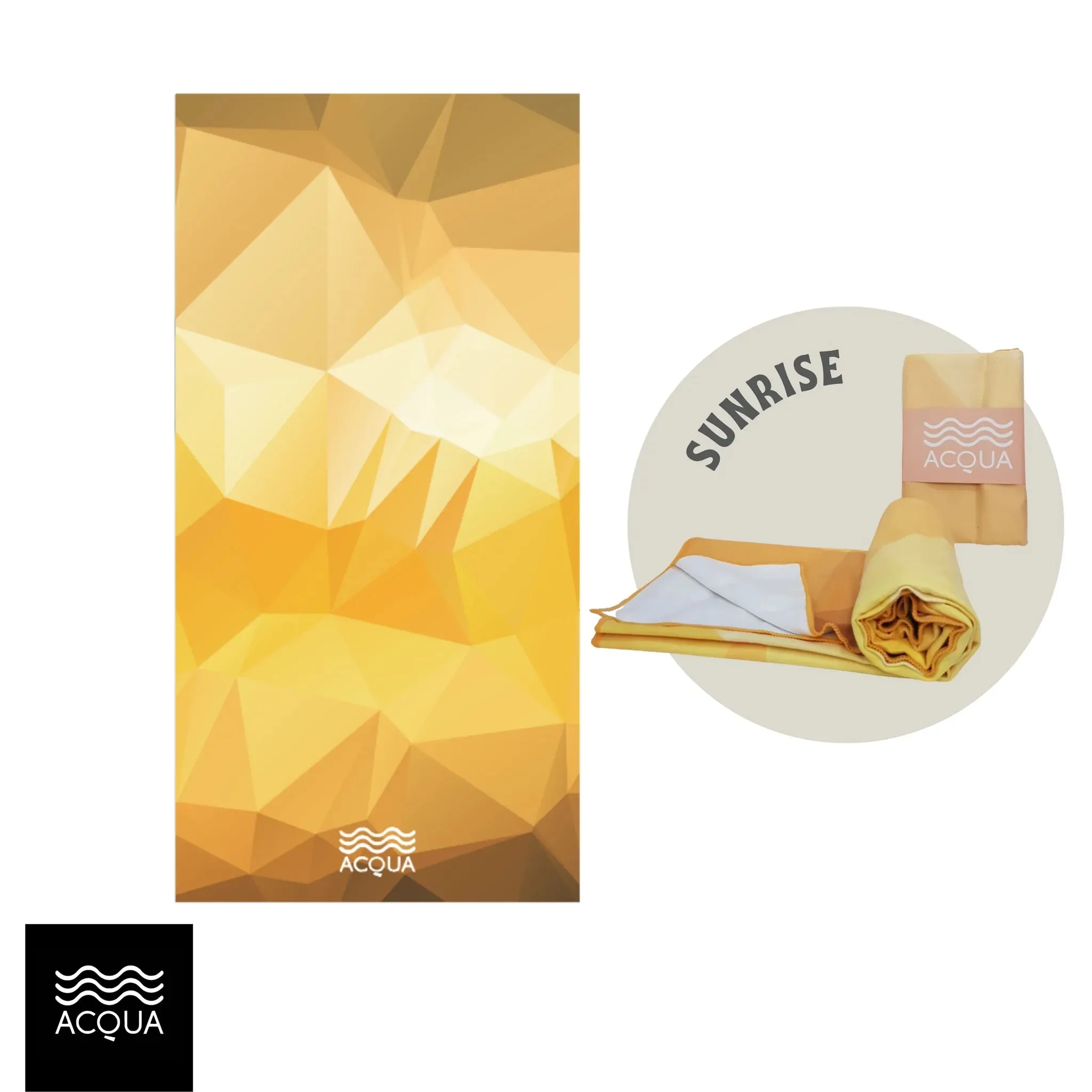 Acqua Beach Mat Sunrise (Yellow)