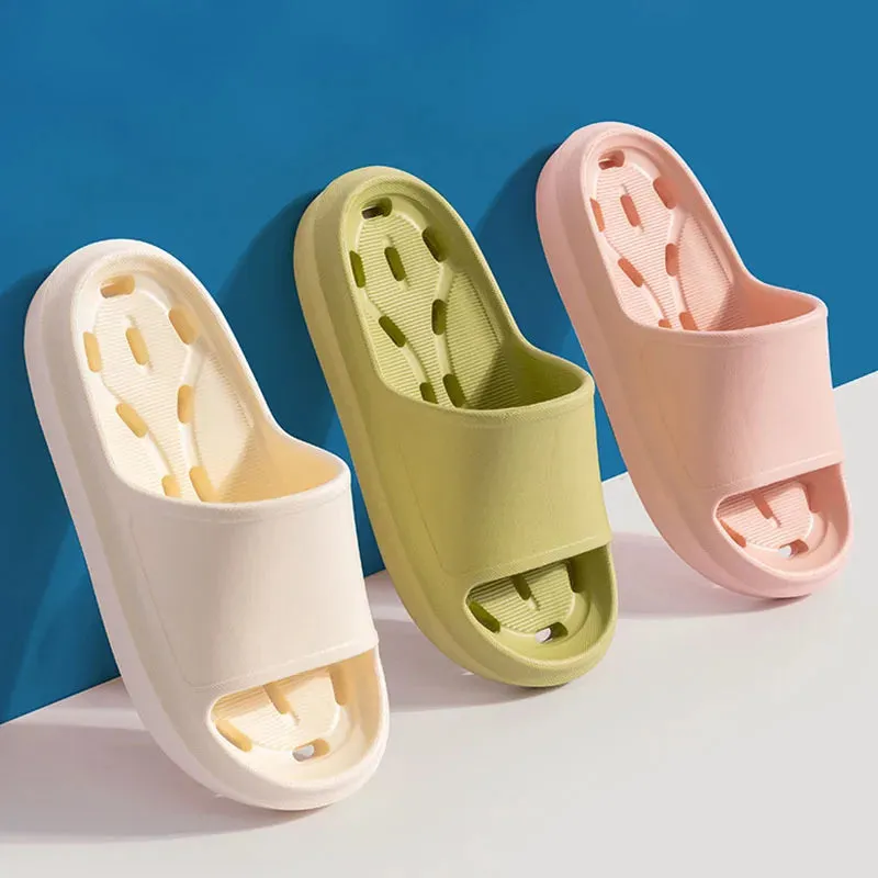 AMOZAE- -  Hollow Out Shower Slippers
