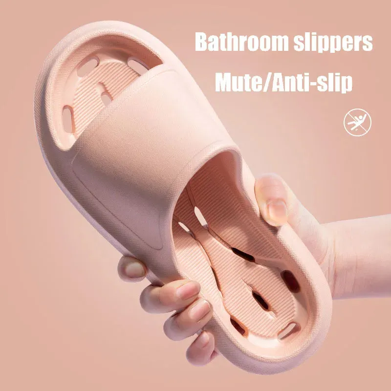 AMOZAE- -  Hollow Out Shower Slippers