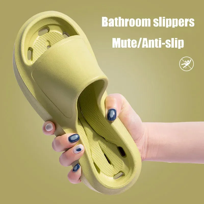 AMOZAE- -  Hollow Out Shower Slippers