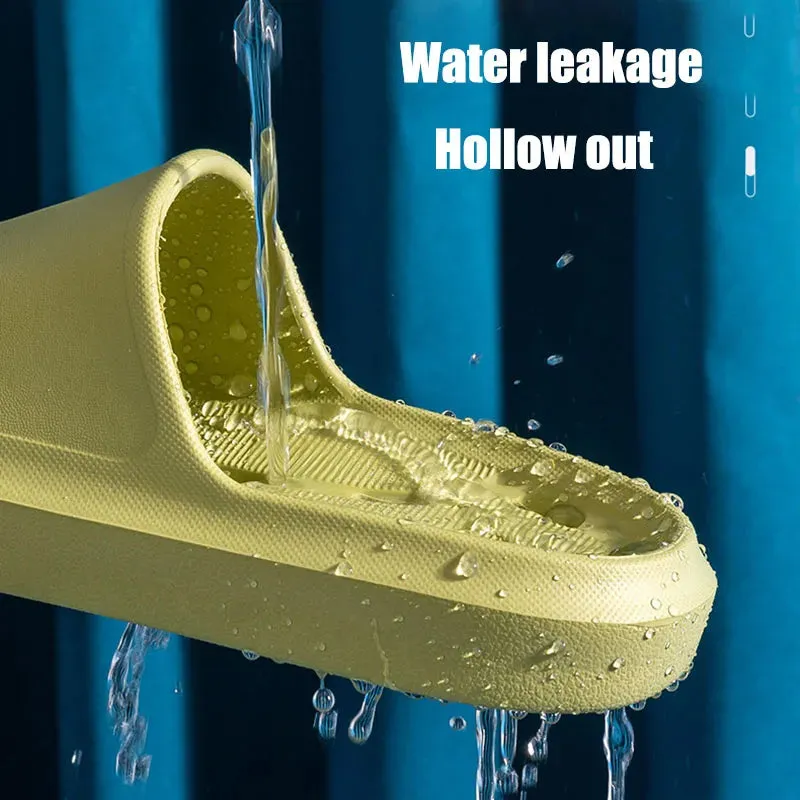AMOZAE- -  Hollow Out Shower Slippers