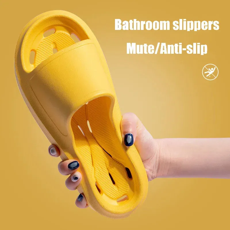 AMOZAE- -  Hollow Out Shower Slippers