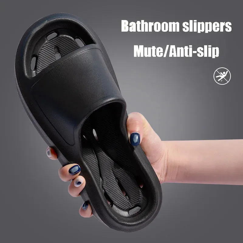 AMOZAE- -  Hollow Out Shower Slippers