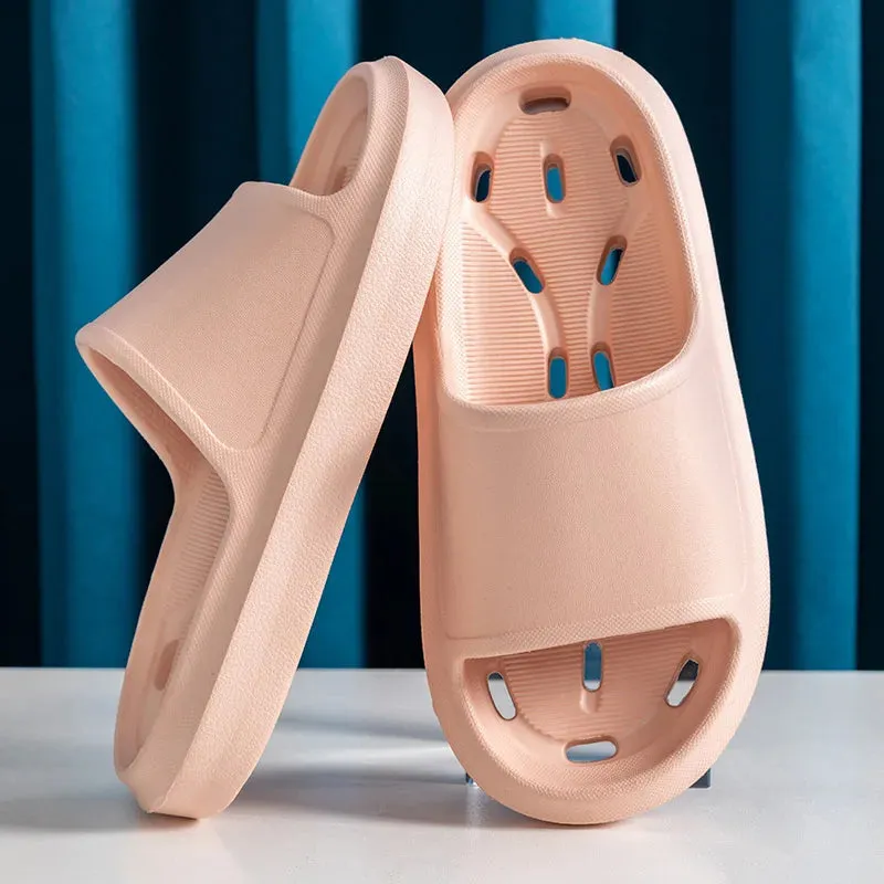 AMOZAE- -  Hollow Out Shower Slippers