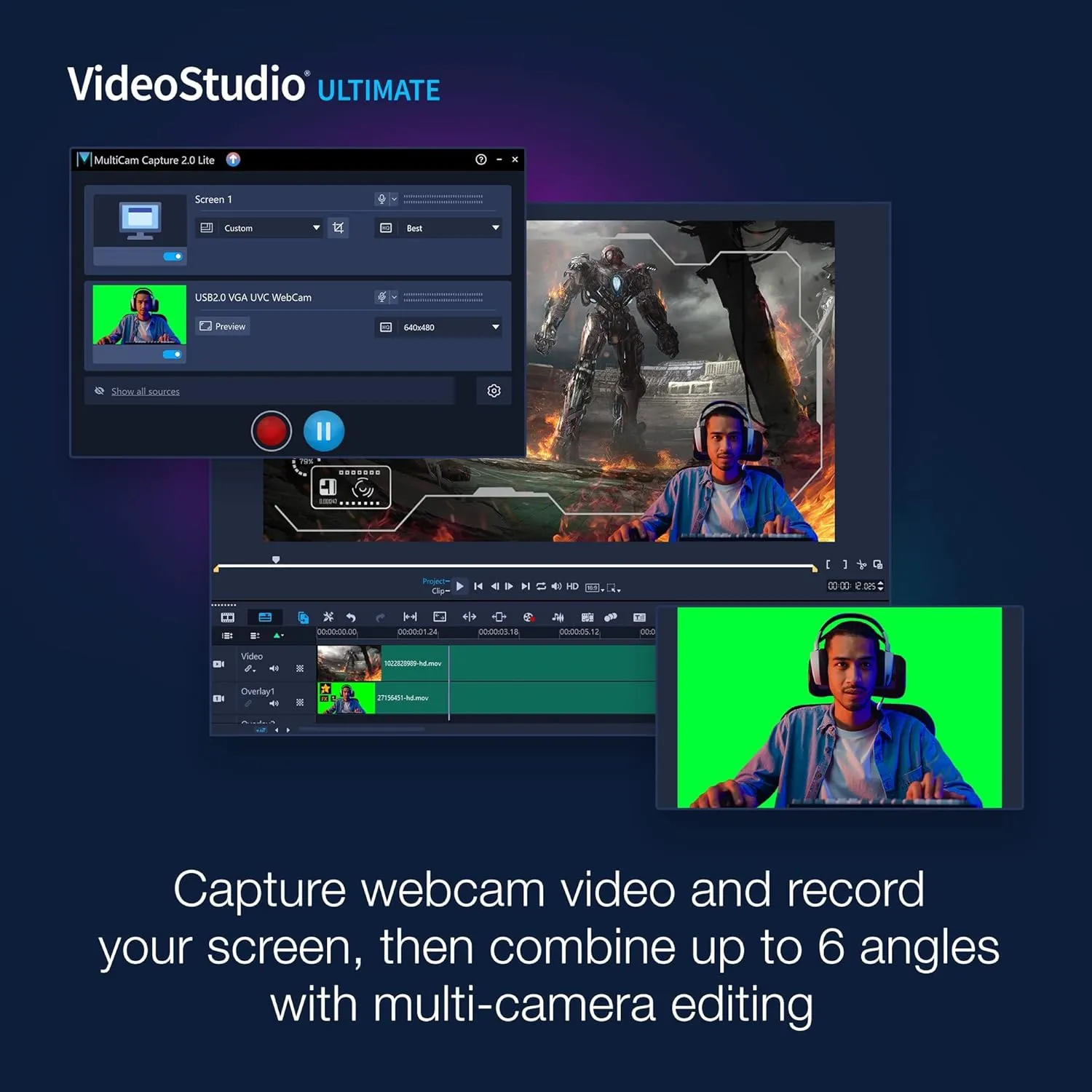 Corel Photo Video Ultimate Bundle 2023 | PaintShop Pro 2023 Ultimate and VideoStudio Ultimate 2023 | Powerful Photo and Video Editing Software [PC Download]