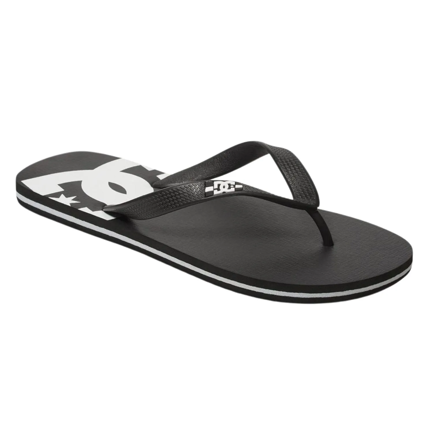 DC Spray Sandals - Black Black White