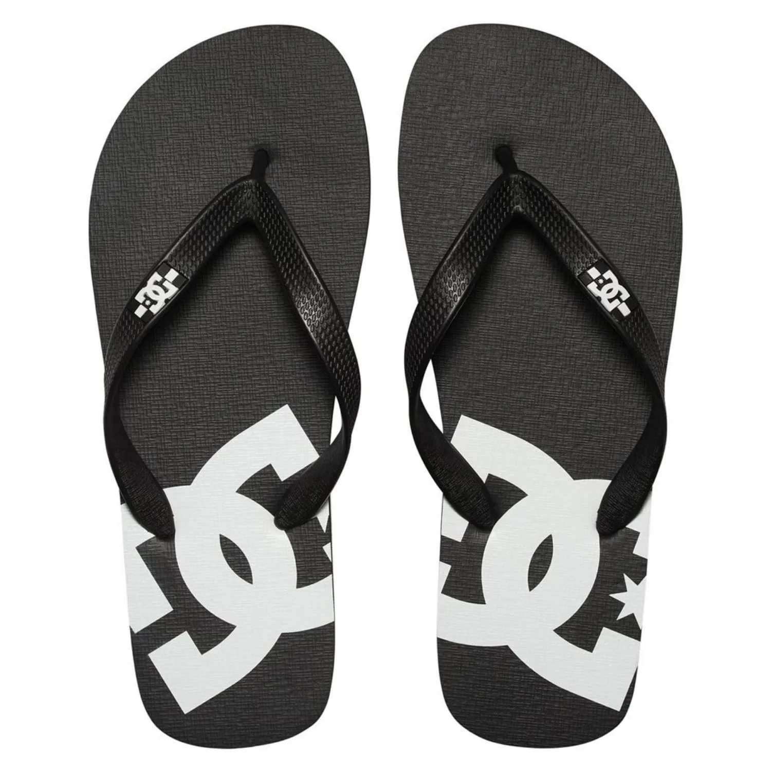 DC Spray Sandals - Black Black White