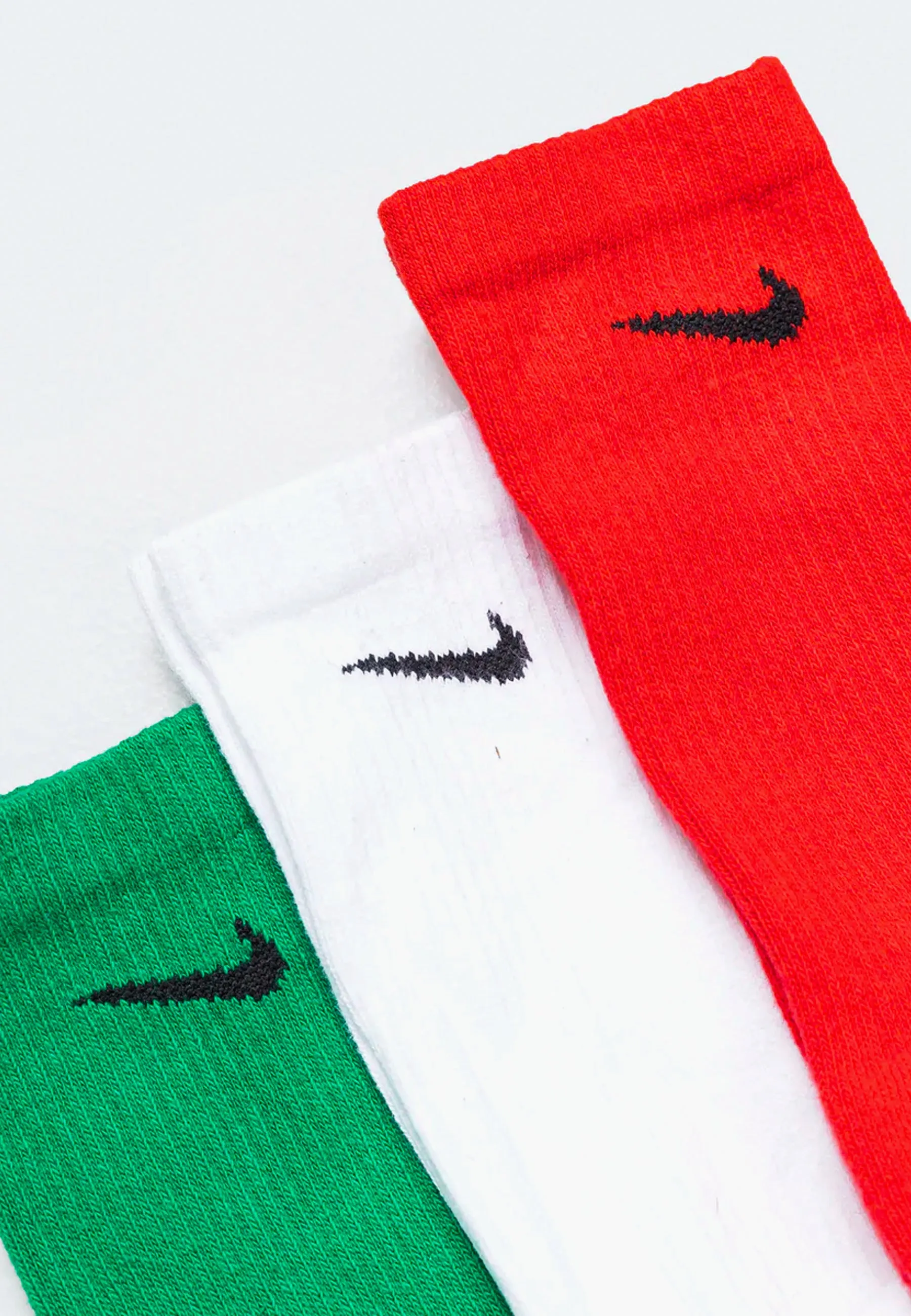 Everyday Plus Socks - Red/Green/White