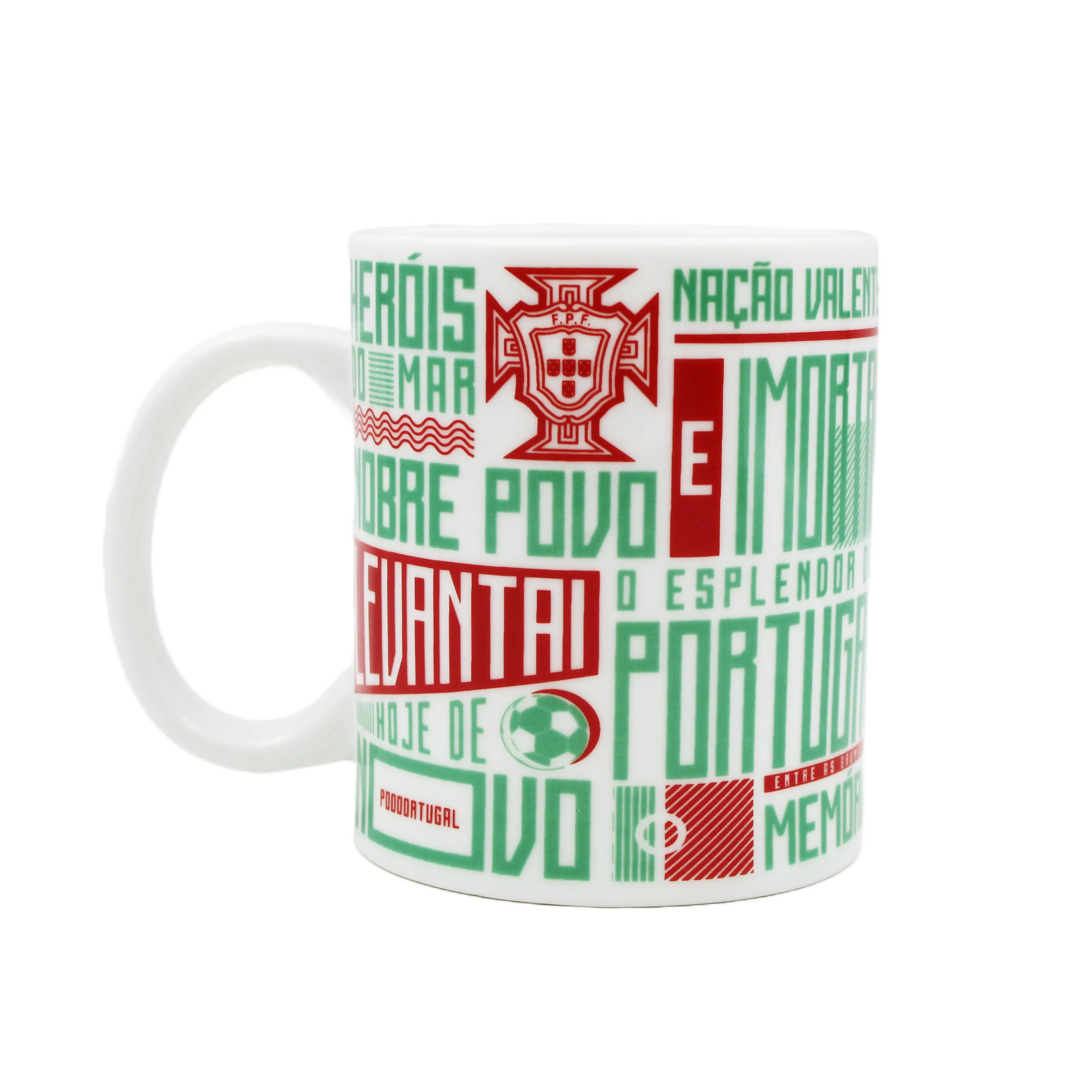 Federação Portuguesa de Futebol Portuguese National Team FPF Hino de Portugal Mug