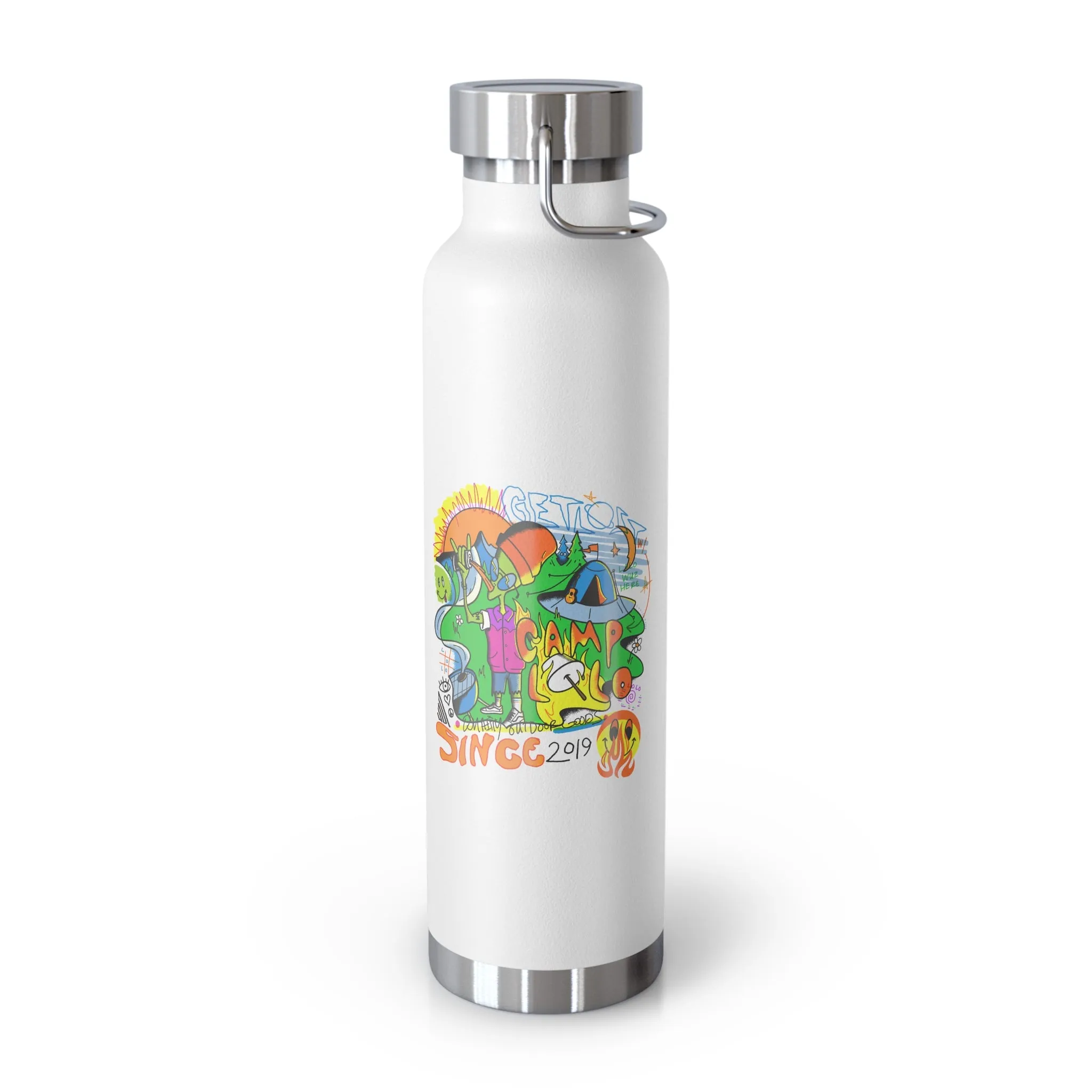 Get Lost Copper Vacuum Insulated Bottle, 22oz