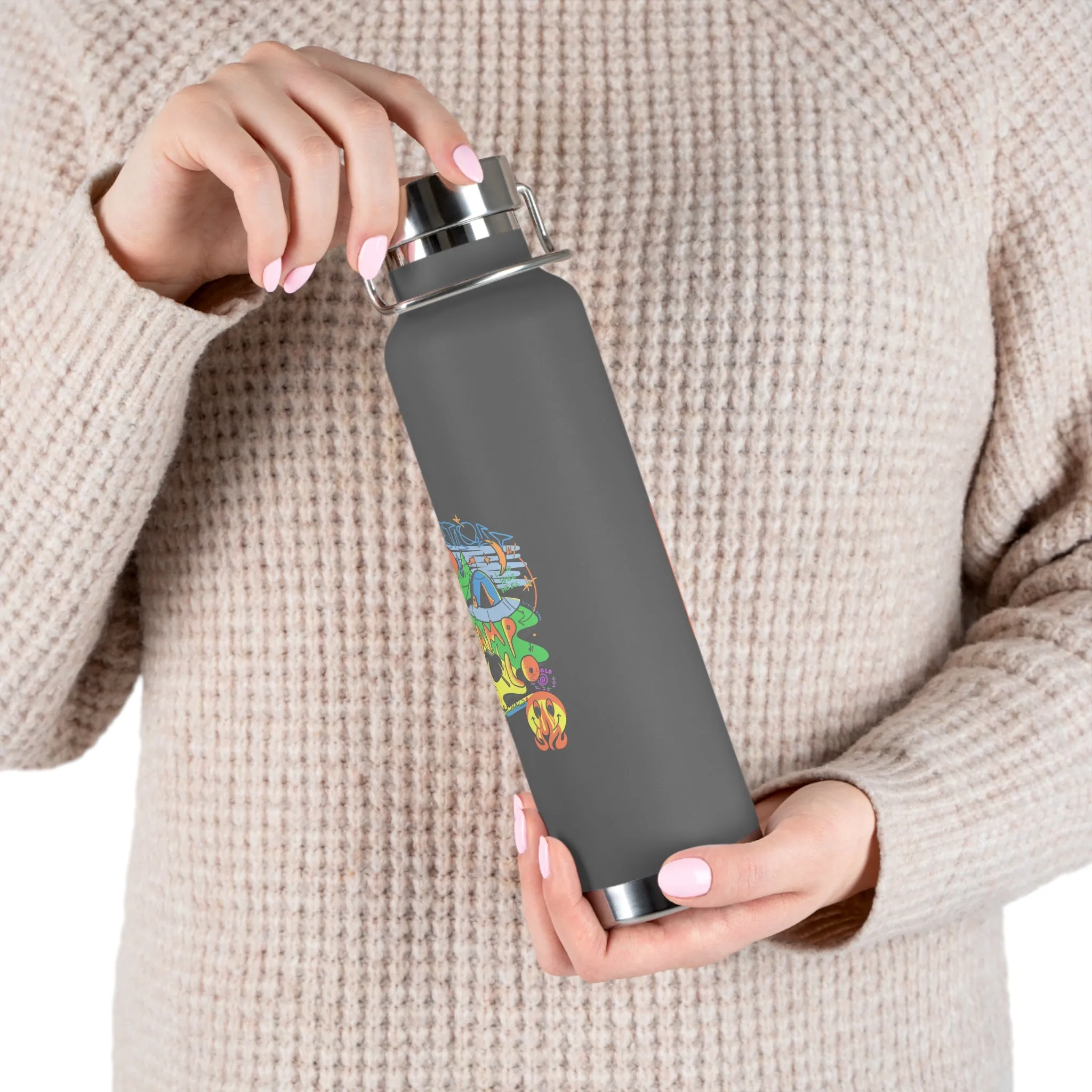 Get Lost Copper Vacuum Insulated Bottle, 22oz