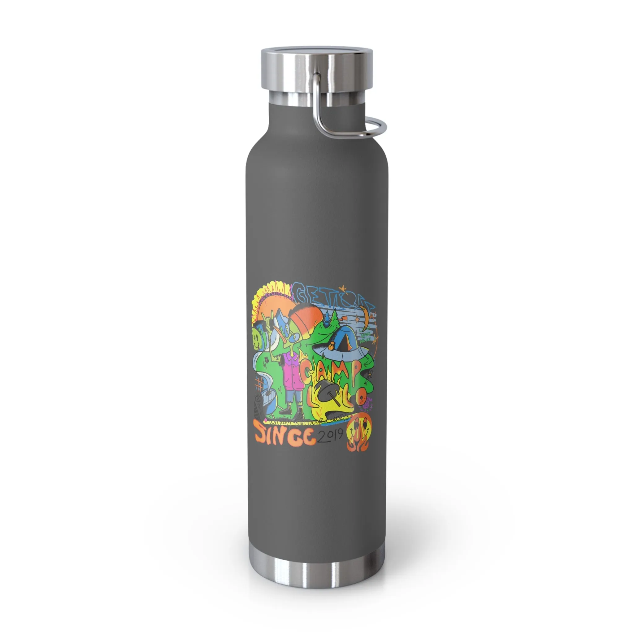 Get Lost Copper Vacuum Insulated Bottle, 22oz
