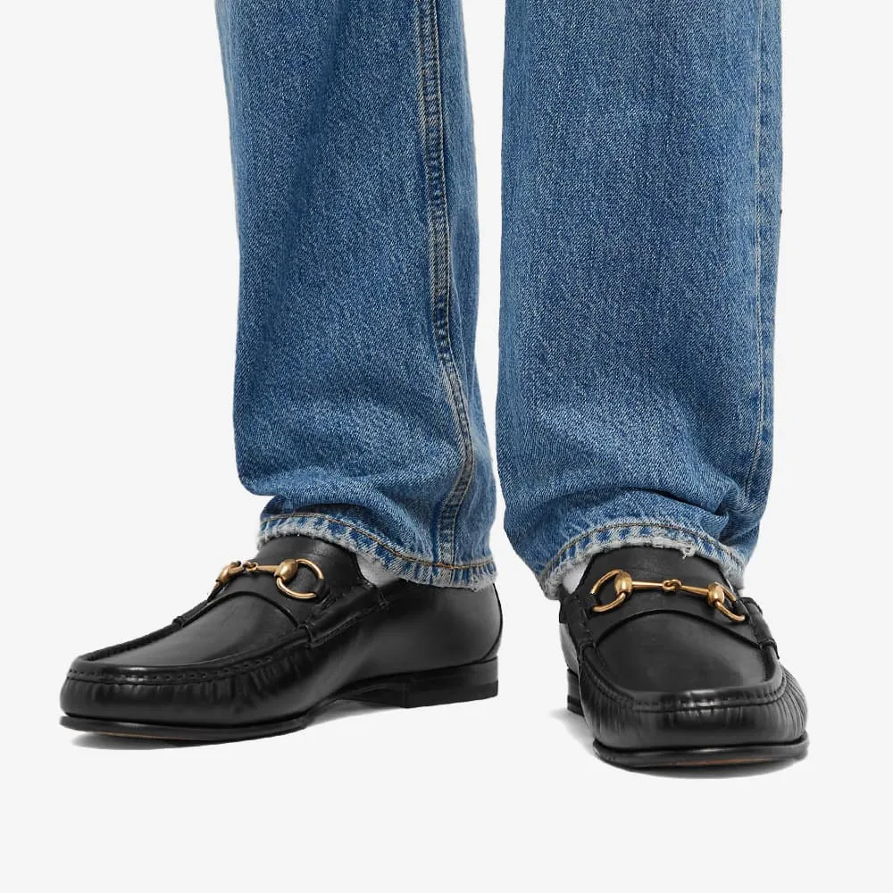 Gucci Roos Classic Horse Bit Loafer Moccasins