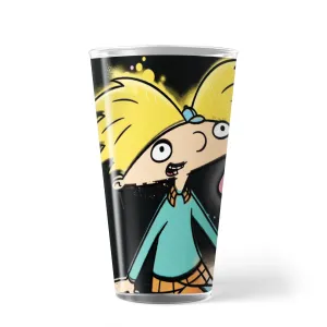 Hey Arnold! Football Head 17 oz Pint Glass