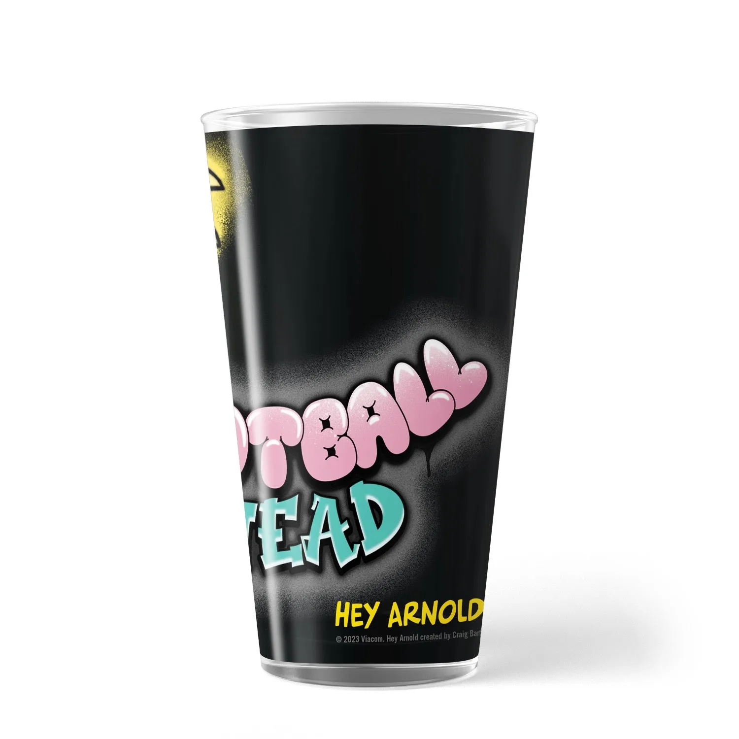 Hey Arnold! Football Head 17 oz Pint Glass