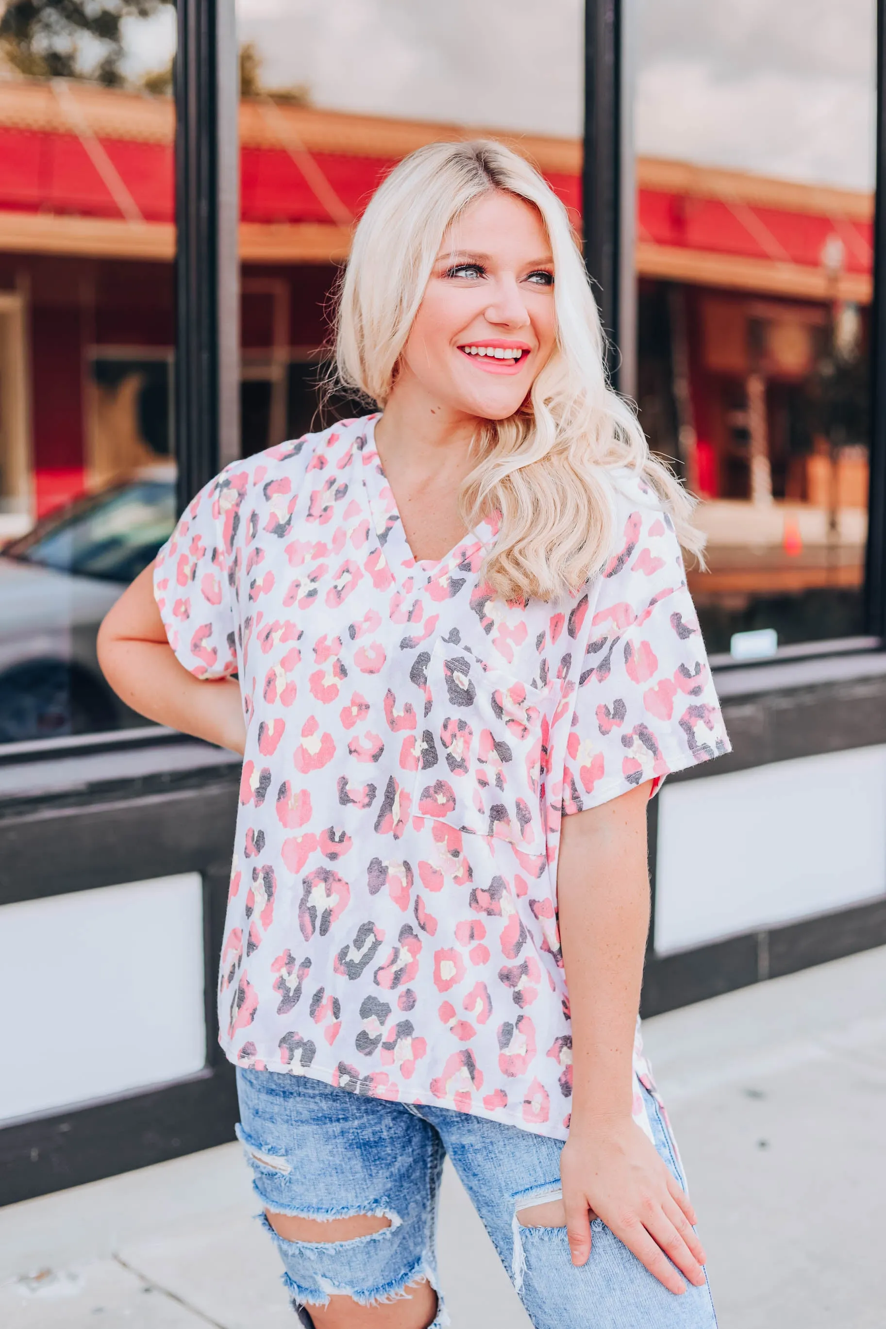 Leisure Time Leopard Top