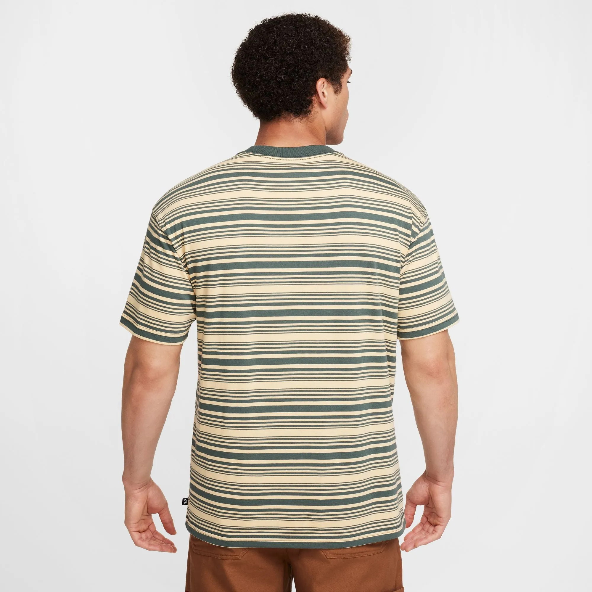 Nike SB Striped T-shirt - Vintage Green