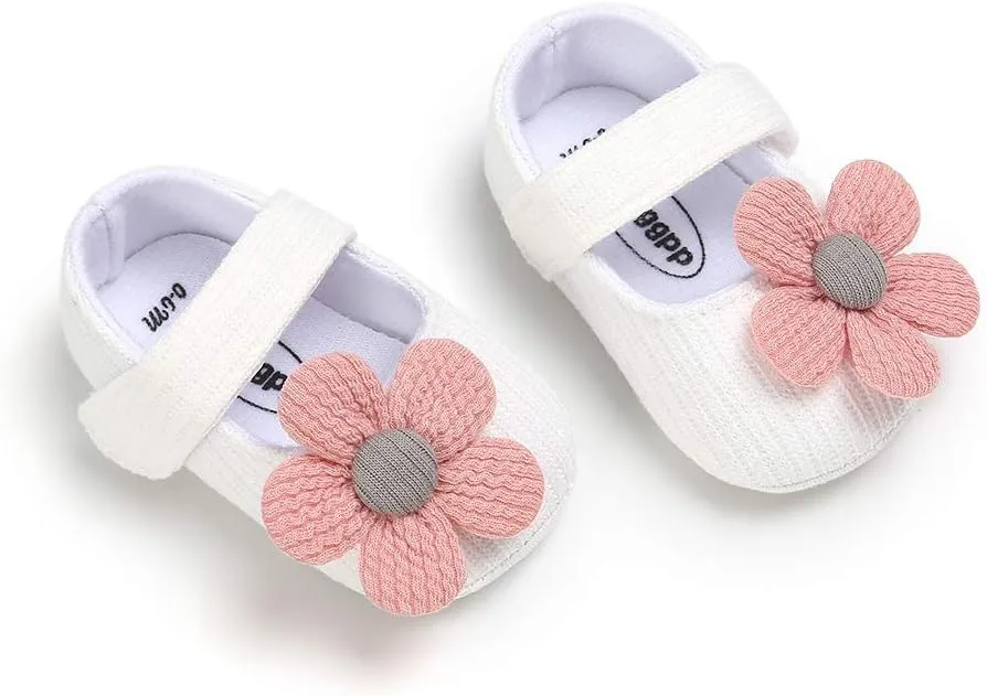 Ohwawadi Infant Baby Boys Girls Slippers Cozy Fleece Booties Soft Bottom Warm Cartoon Socks Newborn Crib Shoes
