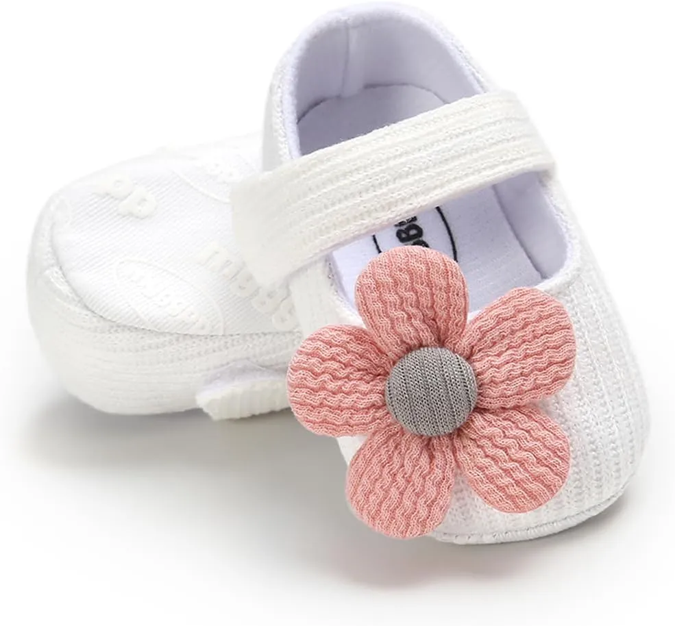 Ohwawadi Infant Baby Boys Girls Slippers Cozy Fleece Booties Soft Bottom Warm Cartoon Socks Newborn Crib Shoes