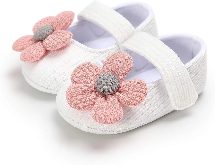 Ohwawadi Infant Baby Boys Girls Slippers Cozy Fleece Booties Soft Bottom Warm Cartoon Socks Newborn Crib Shoes