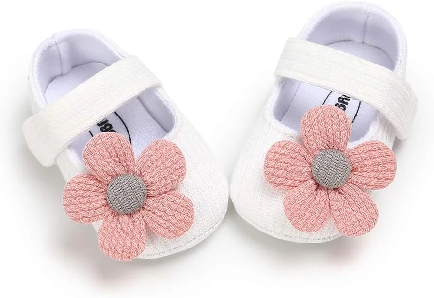 Ohwawadi Infant Baby Boys Girls Slippers Cozy Fleece Booties Soft Bottom Warm Cartoon Socks Newborn Crib Shoes