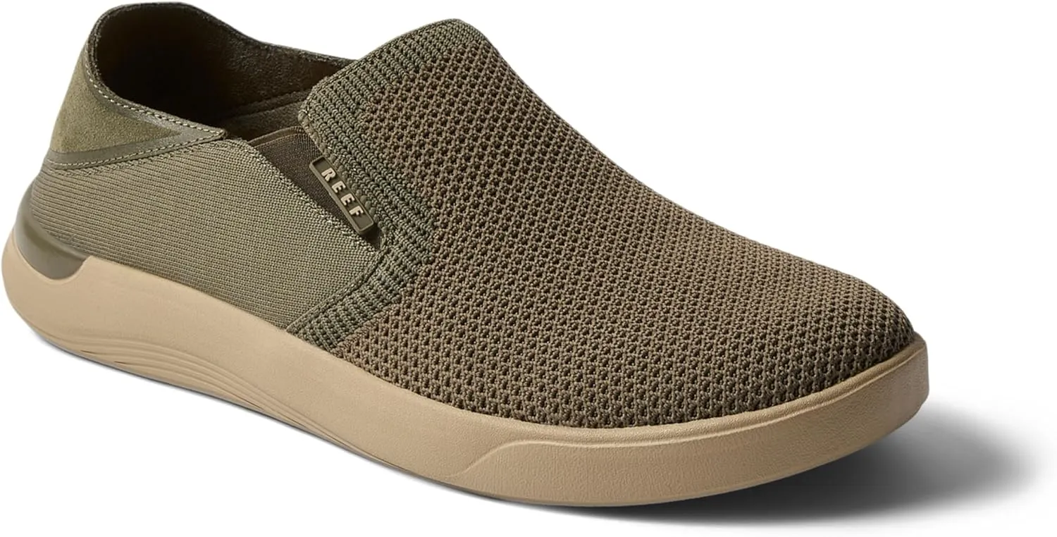 REEF Men's Neptune Slip On Shoe, Lightweight & Breathable, Soft Cushion Footbed Sneaker
