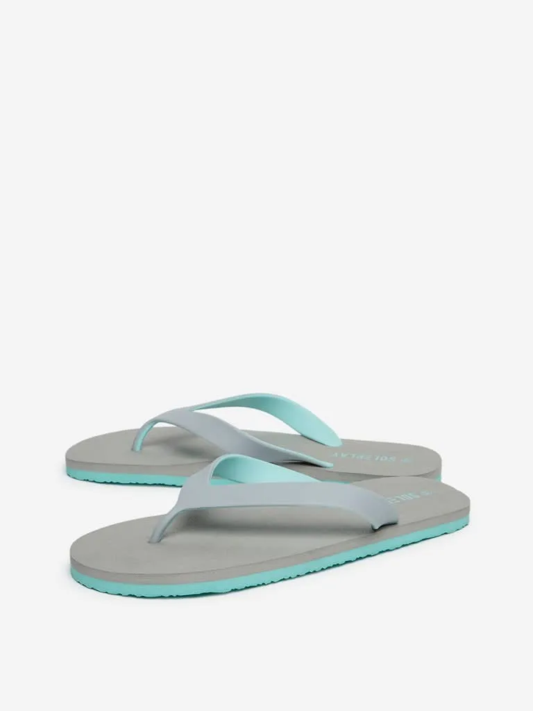 SOLEPLAY Grey Flip-Flops