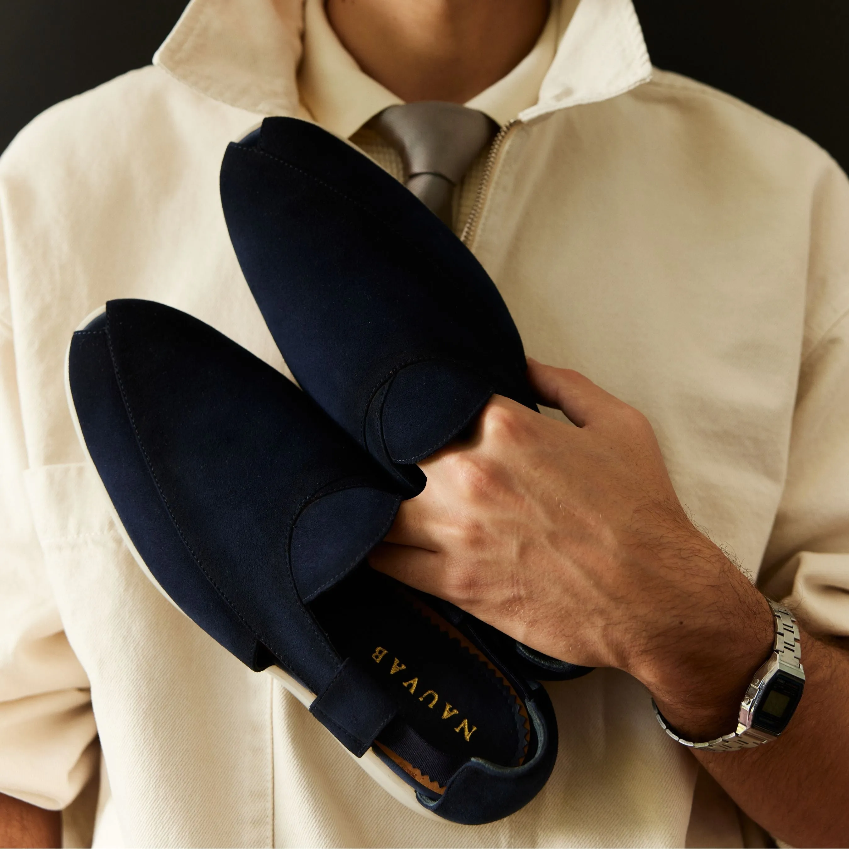 Summer Peshauri | Deep Blue Suede