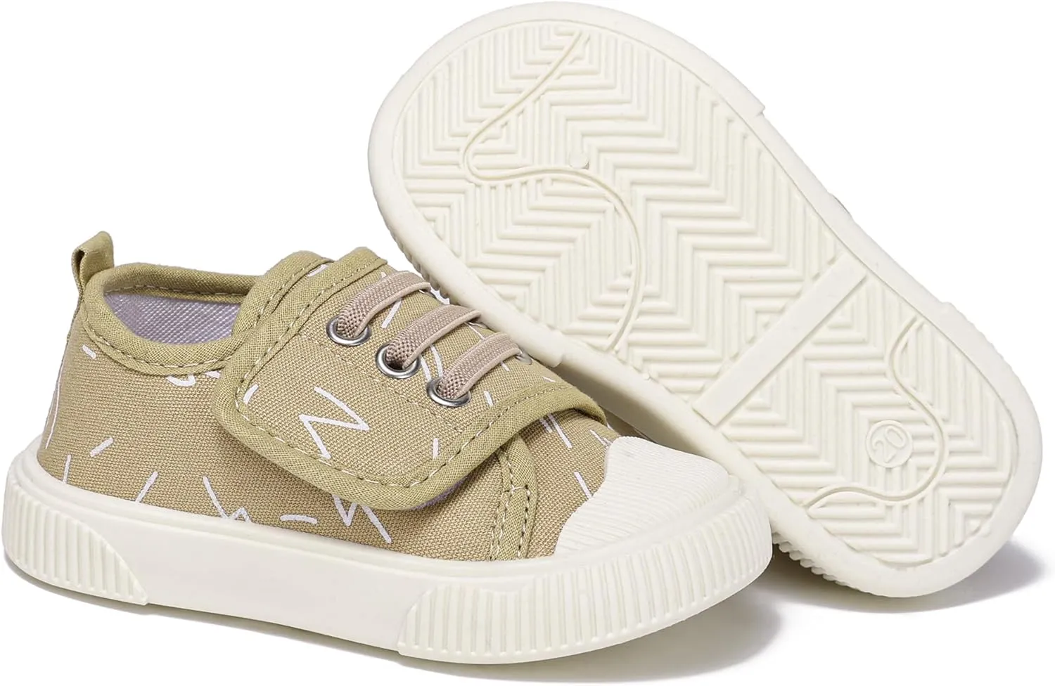 Toddler Boys and Girls Sneakers for Baby Kids Canvas Shoes Lightweight Slip on Walking Shoes