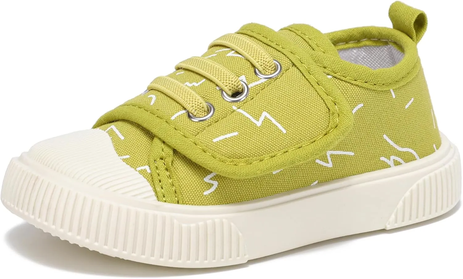 Toddler Boys and Girls Sneakers for Baby Kids Canvas Shoes Lightweight Slip on Walking Shoes