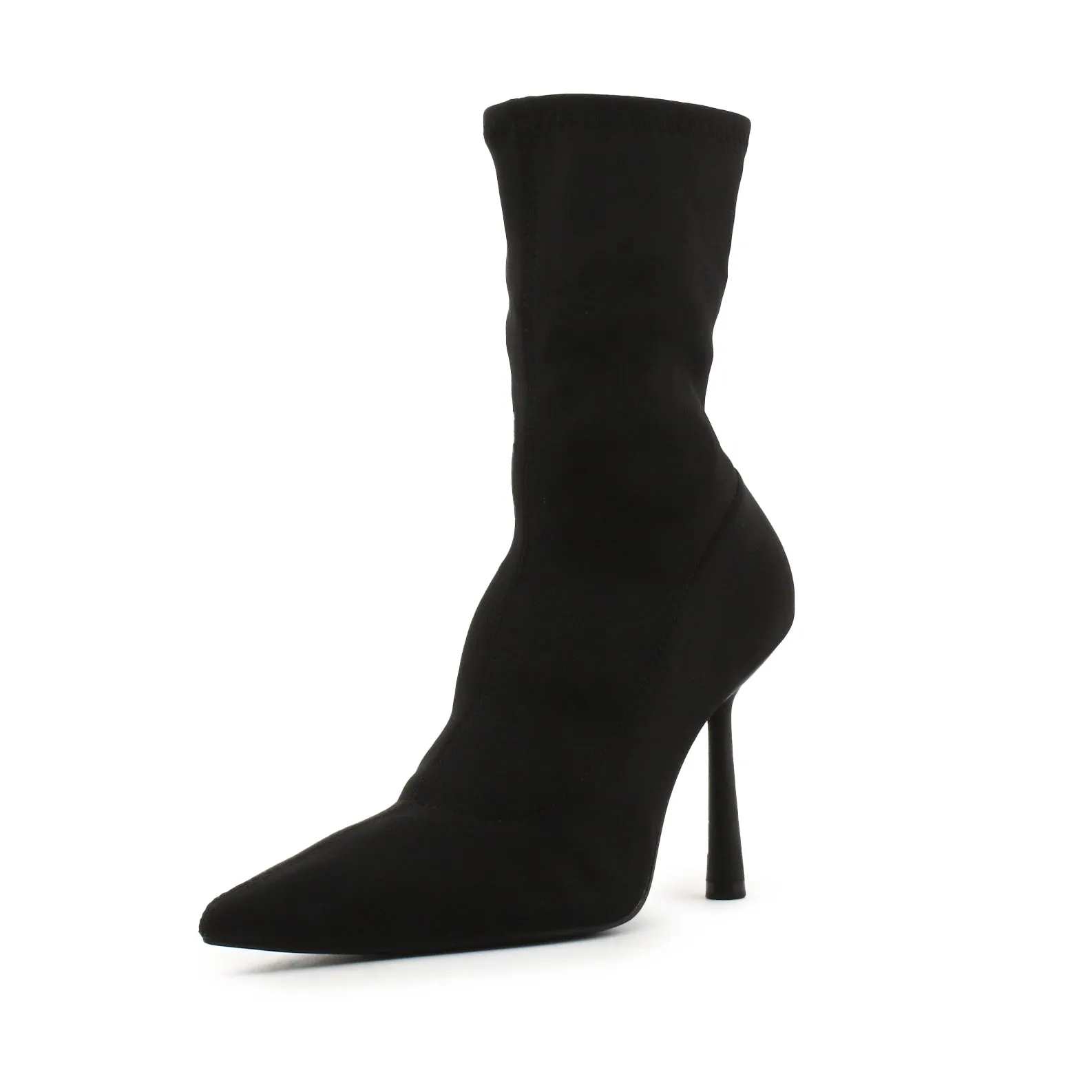 Zara Zipper Stilettos Heels Ankle Boots | Textile